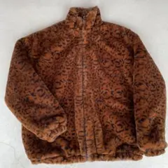 carhartt ボアジャケット ファージャケット レオパード - メルカリ