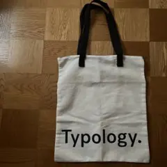 Typology. トートバッグ