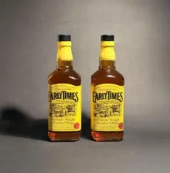 アーリータイムズ 旧ボトル 2本セット バーボンウイスキー古酒 未開封