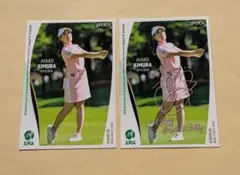 木村彩子プロモーションカードJLPGA女子ゴルフ