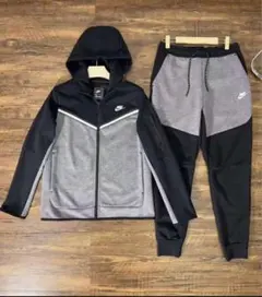 Nike ジャージ上下セット ブラック/グレー**M**