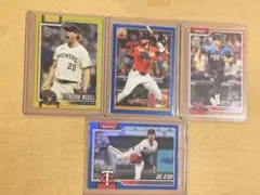 MLB カード 4枚セット 全シリアル入り ライアン メルトン 他まとめ売り