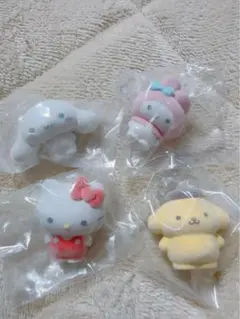 サンリオ ふわふわフロッキードール 4体セット