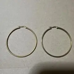 ゴールド　フープ　ピアス　ステンレス製