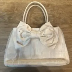 結婚式　パーティー　サブバッグ　リボンのサムネイル