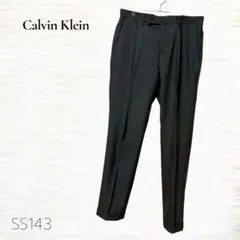 カルバンクライン/スラックス/M相当/ストライプ/ウール/グレー/ストレッチのサムネイル