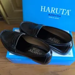 HARUTA ARVIN 黒 ローファー