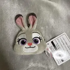 【新品タグ付き】ズートピア　フェイスがま口ポーチ　ジュディ