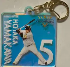 福岡ソフトバンクホークス リーグ優勝 オーロラアクリルキーホルダー 山川穂高