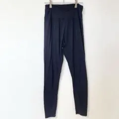 インポート レギンス 無地 ゆったり 黒 伸縮性 テーパード PLUS SIZE