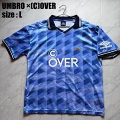UMBRO × [C]OVER コラボ ゲームシャツ Lサイズ ブルー 限定のサムネイル