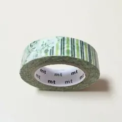 mt 廃盤マスキングテープ Flower green 限定サイズ？約12mm