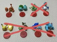 チョコエッグ　ポケットモンスター旅立ちの3匹　2匹セット