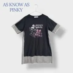 ＊AS KNOW AS PINKY＊ Fサイズ Tシャツ ディズニー ミッキーのサムネイル
