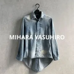 MIHARA YASUHIRO デニムシャツ ペイント加工 36のサムネイル
