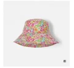 美品　jacadi ジャカディ　リバティプリントサンハット　　3A 51cm