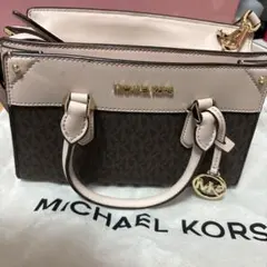 MICHAEL KORS ショルダーバッグ ブラウン/ピンク
