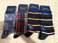 POLO RALPH LAUREN ポロラルフローレン メンズ靴下4足セット