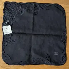 Valentino Garavani 置物マット ブラック 花柄刺繍のサムネイル