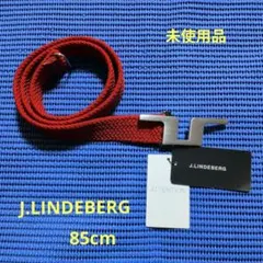 新品　J.LINDEBERG ジェイリンドバーグ ベルト ゴルフ 85cm 赤のサムネイル