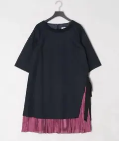 新品タグ付LANVIN en Bleuランバン オン ブルーレイヤードワンピースのサムネイル