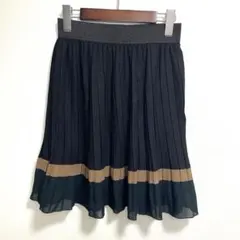プリーツ スカート/クロ チャ チャコールグレー 3色/ミニスカート/上品/Mのサムネイル