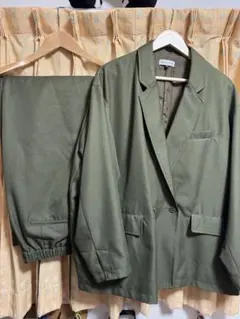 WEB限定　ビッグシルエット　オーバーサイズ　スタプレ　ポリツイル　セットアップ