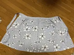 花柄 エプロン ポリエステル100% ポケット付きのサムネイル