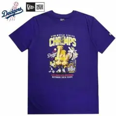 XLニューエラNEWERAドジャースブルーdodgersワールドシリーズTシャツ
