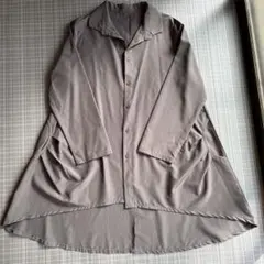 グレー 長袖 シャツ M-L