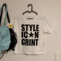 WEGO ロゴプリント 半袖Tシャツ ホワイト