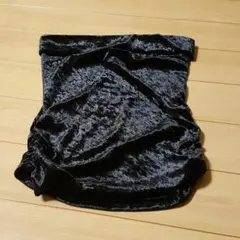 ベロア素材 チューブトップ