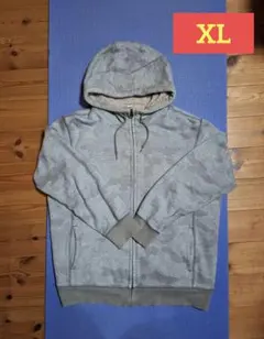 【UNIQLO】ボアスウェットフルジップパーカー（カモ）XLサイズ