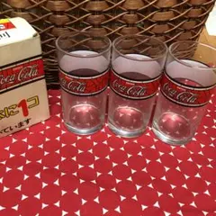 コカコーラグラス★ティファニー柄タンブラー3個　未使用