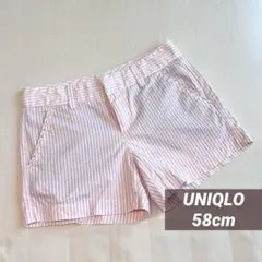 ユニクロ　ストライプ柄ショートパンツ　58cm ローライズ