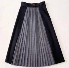 ユナイテッドアローズ　切り替えプリーツスカート