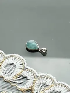 アマゾナイト滴型ペンダントトップ