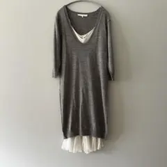 フィリップリムのニットワンピ　カシミヤ混　シルクインナー付きのサムネイル