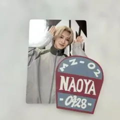 MAZZEL まぜべやグッズ NAOYAトレカ＆ステッカーセット