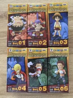 ワンピース ワールドコレクタブルフィギュア Battle of Luffy全6種