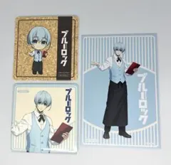 ブルーロック プリンセスカフェ 氷織 コースター ポストカード セット
