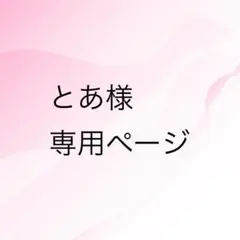 とあ様 専用ページ