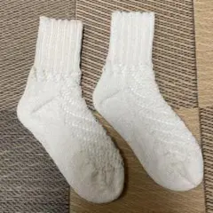 手編み靴下