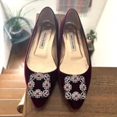 マノロブラニク ハンギシ ベルベット 37 新品未使用 楽天市場】MANOLO BLAHNIK マノロブラニク パンプス HANGISI FMC