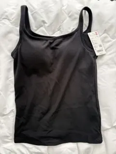 【新品タグ付き】ユニクロ　エアリズムコットン　ブラタンクトップ