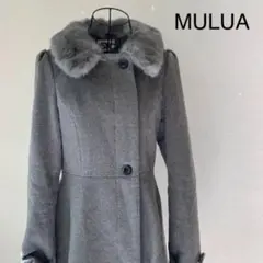 B1363【美品】ムルーアコート　ファーコート　Mサイズ