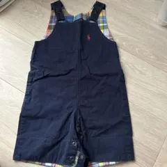 Ralph Lauren ネイビー ロンパース　オーバーオール