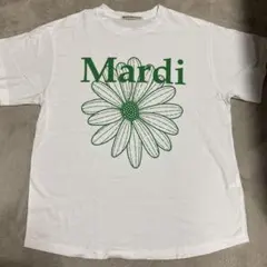 Mardi Mercredi Tシャツ ホワイト グリーンのサムネイル