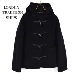 ロンドントラディション ダッフルコート ショート シップス 黒