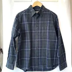 美品⭐️CONFECT コンフェクト リネンコットン チェックシャツ 3 上質のサムネイル